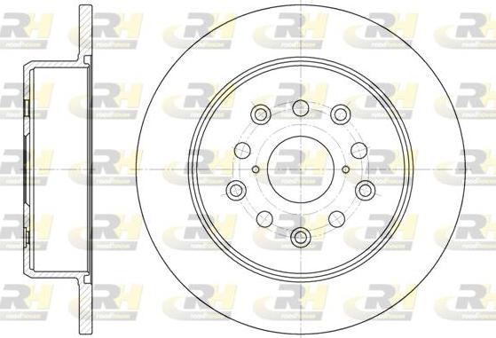 Roadhouse 6752.00 - Brake Disc autospares.lv