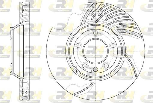 Roadhouse 6769.11 - Brake Disc autospares.lv