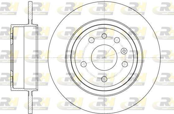 Roadhouse 6764.00 - Brake Disc autospares.lv