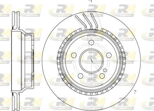 Roadhouse 6760.10 - Brake Disc autospares.lv