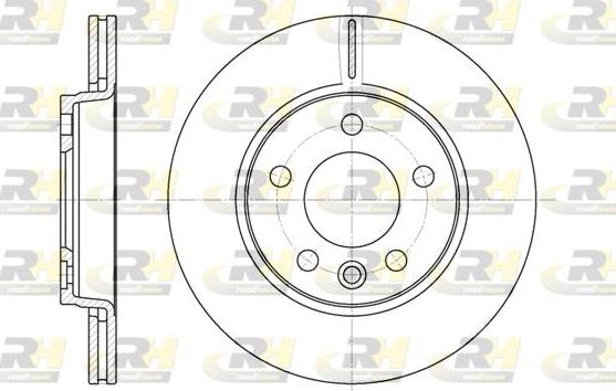 Roadhouse 6707.10 - Brake Disc autospares.lv