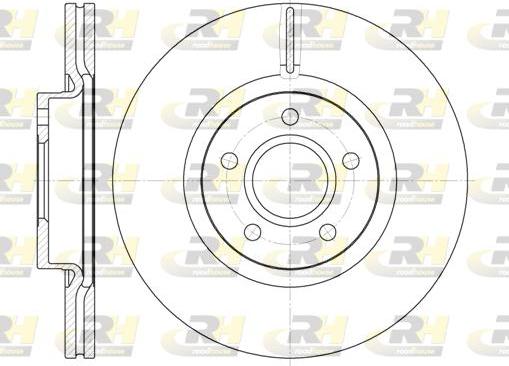 Roadhouse 6711.10 - Brake Disc autospares.lv