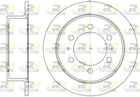 Roadhouse 6784.00 - Brake Disc autospares.lv