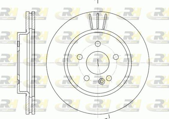 Roadhouse 6782.10 - Brake Disc autospares.lv