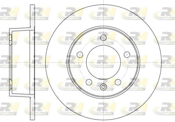 Roadhouse 6735.00 - Brake Disc autospares.lv