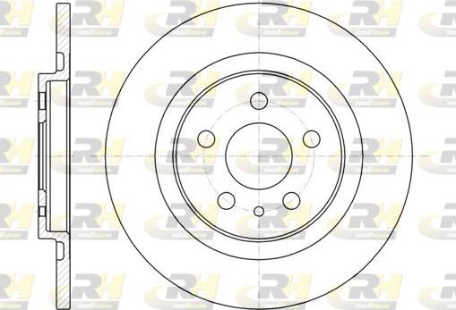 Roadhouse 6736.00 - Brake Disc autospares.lv