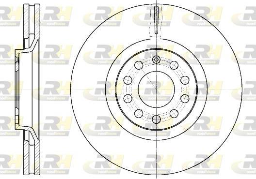 Roadhouse 6730.10 - Brake Disc autospares.lv