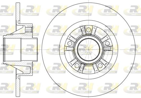 Roadhouse 6733.00 - Brake Disc autospares.lv