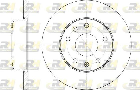 Roadhouse 6721.00 - Brake Disc autospares.lv