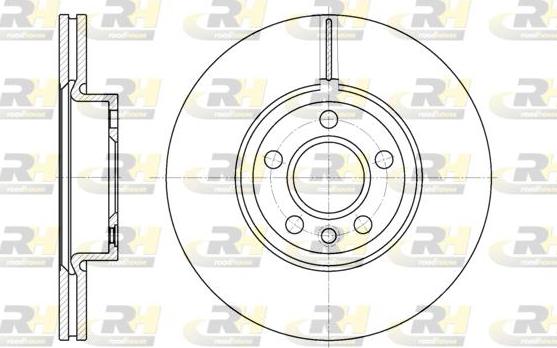 Roadhouse 6728.10 - Brake Disc autospares.lv