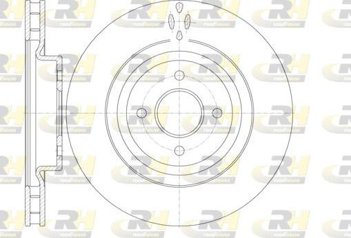 Roadhouse 6771.10 - Brake Disc autospares.lv