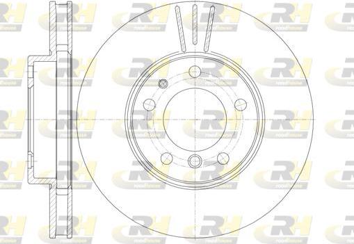 Roadhouse 6778.10 - Brake Disc autospares.lv