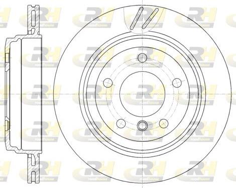 Roadhouse 6772.10 - Brake Disc autospares.lv