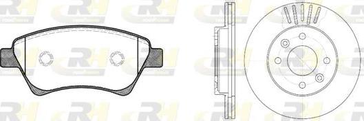 Roadhouse 8976.00 - Brake Set, disc brakes autospares.lv