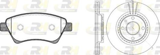 Roadhouse 8976.01 - Brake Set, disc brakes autospares.lv