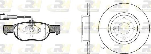 Roadhouse 8588.00 - Brake Set, disc brakes autospares.lv