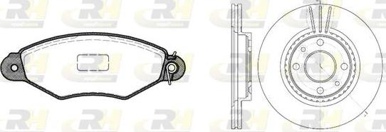 Roadhouse 8643.05 - Brake Set, disc brakes autospares.lv