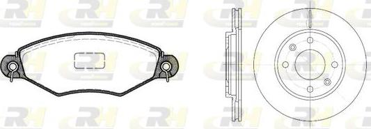 Roadhouse 8643.07 - Brake Set, disc brakes autospares.lv