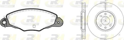 Roadhouse 8659.00 - Brake Set, disc brakes autospares.lv