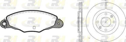 Roadhouse 8659.01 - Brake Set, disc brakes autospares.lv