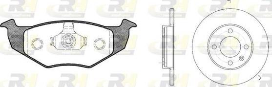 Roadhouse 8609.03 - Brake Set, disc brakes autospares.lv