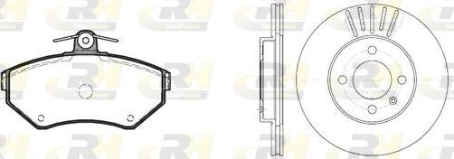 Roadhouse 8631.01 - Brake Set, disc brakes autospares.lv