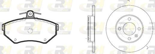 Roadhouse 8631.03 - Brake Set, disc brakes autospares.lv