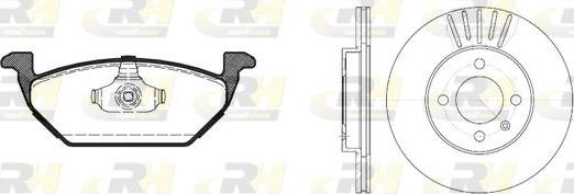 Roadhouse 8633.03 - Brake Set, disc brakes autospares.lv