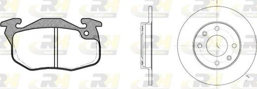 Roadhouse 8192.00 - Brake Set, disc brakes autospares.lv