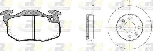 Roadhouse 8192.01 - Brake Set, disc brakes autospares.lv