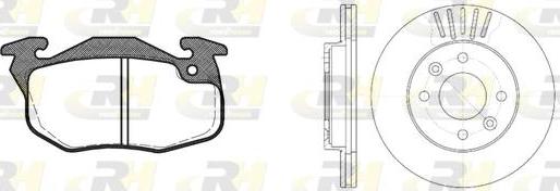 Roadhouse 8192.02 - Brake Set, disc brakes autospares.lv