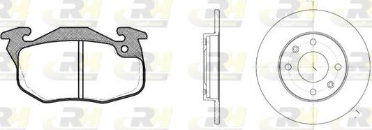 Roadhouse 8192.07 - Brake Set, disc brakes autospares.lv