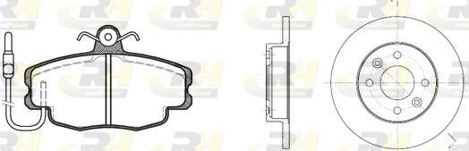 Roadhouse 8141.00 - Brake Set, disc brakes autospares.lv