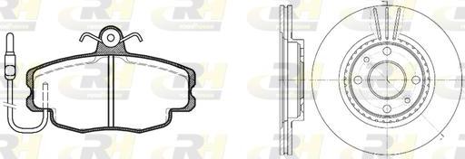 Roadhouse 8141.02 - Brake Set, disc brakes autospares.lv