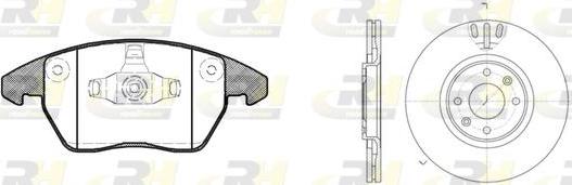 Roadhouse 81030.01 - Brake Set, disc brakes autospares.lv