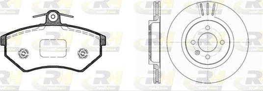 Roadhouse 8134.03 - Brake Set, disc brakes autospares.lv