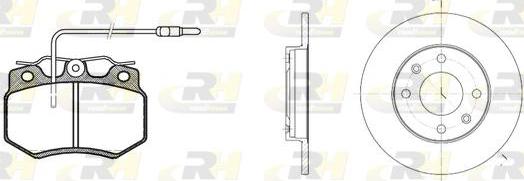 Roadhouse 8170.00 - Brake Set, disc brakes autospares.lv