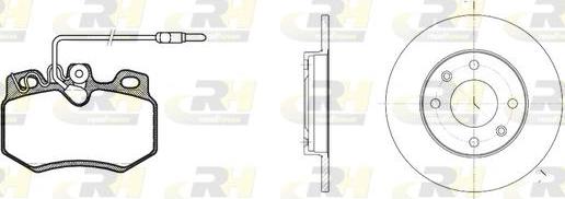 Roadhouse 8170.02 - Brake Set, disc brakes autospares.lv