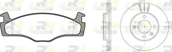 Roadhouse 8171.00 - Brake Set, disc brakes autospares.lv