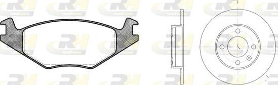 Roadhouse 8171.02 - Brake Set, disc brakes autospares.lv