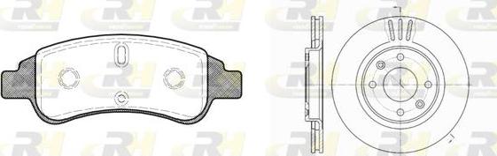 Roadhouse 8840.02 - Brake Set, disc brakes autospares.lv