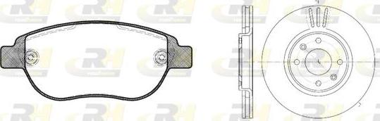 Roadhouse 8841.00 - Brake Set, disc brakes autospares.lv