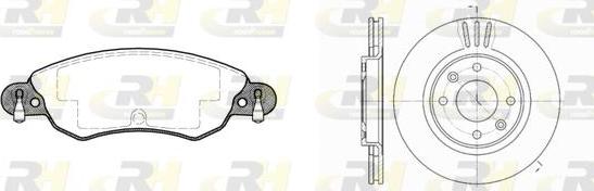 Roadhouse 8829.00 - Brake Set, disc brakes autospares.lv