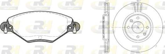 Roadhouse 8828.00 - Brake Set, disc brakes autospares.lv