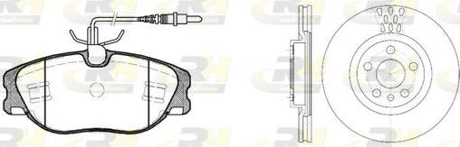 Roadhouse 8305.00 - Brake Set, disc brakes autospares.lv