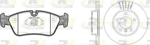 Roadhouse 8384.02 - Brake Set, disc brakes autospares.lv