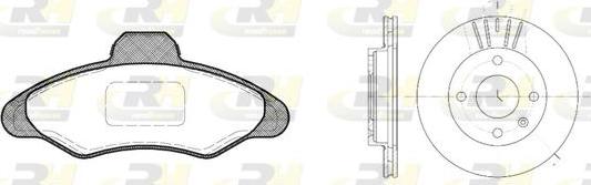 Roadhouse 8331.00 - Brake Set, disc brakes autospares.lv