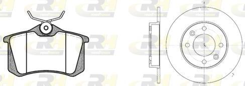 Roadhouse 8263.03 - Brake Set, disc brakes autospares.lv