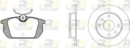 Roadhouse 8231.00 - Brake Set, disc brakes autospares.lv