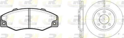 Roadhouse 8220.00 - Brake Set, disc brakes autospares.lv